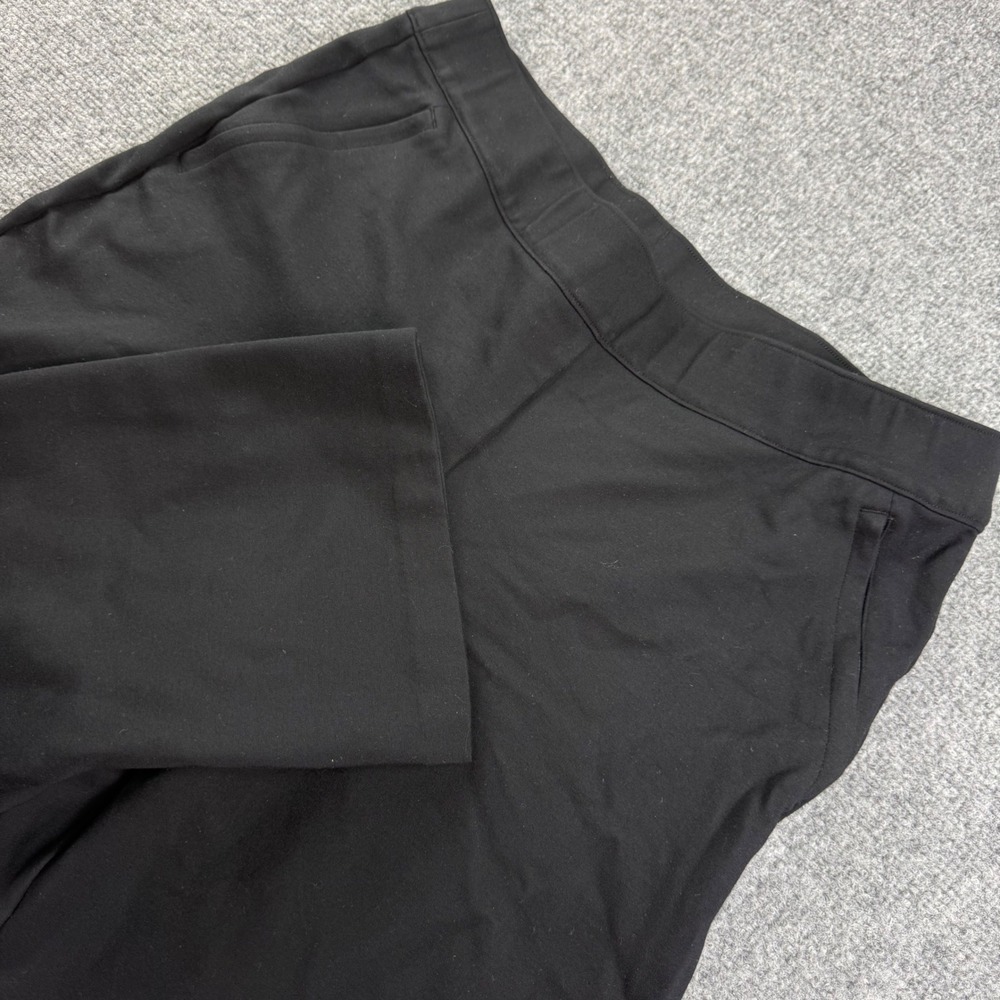 Universal Standard Pants S Black Pull On Flare Stretch Ponte Women